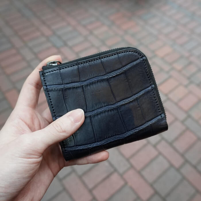 クロコダイルコンパクト財布